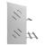 Cubit pentru pui cu 6 compartimente, metal argintiu galvanizat GartenMobel Dekor