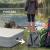 Saltea camping, gonflabila, cu pompa electrica incorporata, 220-240 V, PVC, gri si bej, 203x92x46 cm GartenVIP DiyLine