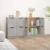 Servante, 2 piese, gri beton, 60x30x70 cm, lemn prelucrat GartenMobel Dekor