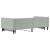 Pat de zi cu extensie, gri deschis, 100x200 cm, catifea GartenMobel Dekor