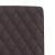 Scaune de bucătărie, 4 buc., maro închis, material textil GartenMobel Dekor