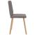 Scaune de sufragerie, 4 buc., gri taupe, material textil GartenMobel Dekor