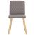 Scaune de sufragerie, 4 buc., gri taupe, material textil GartenMobel Dekor