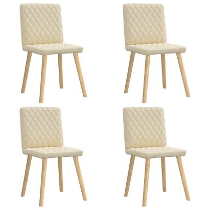 Scaune de bucătărie, 4 buc., material textil GartenMobel Dekor