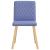 Scaune de sufragerie 4 buc țesătură Jeans Blue GartenMobel Dekor