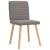 Scaune de sufragerie, 4 buc., gri taupe, material textil GartenMobel Dekor