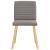 Scaune de sufragerie, 4 buc., gri taupe, material textil GartenMobel Dekor