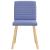 Scaune de sufragerie 4 buc țesătură Jeans Blue GartenMobel Dekor