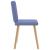 Scaune de sufragerie 4 buc țesătură Jeans Blue GartenMobel Dekor