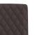 Scaune de bucătărie, 6 buc., maro închis, material textil GartenMobel Dekor