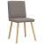 Scaune de sufragerie, 6 buc., gri taupe, material textil GartenMobel Dekor