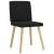 Scaune de sufragerie 6 buc. negru material textil GartenMobel Dekor