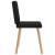 Scaune de sufragerie 6 buc. negru material textil GartenMobel Dekor