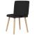 Scaune de sufragerie 6 buc. negru material textil GartenMobel Dekor