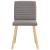 Scaune de sufragerie, 6 buc., gri taupe, material textil GartenMobel Dekor