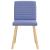 Scaune de sufragerie 6 buc țesătură Jeans Blue GartenMobel Dekor