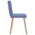 Scaune de sufragerie 6 buc țesătură Jeans Blue GartenMobel Dekor