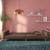 Canapea extensibilă cu 2 locuri, 2 perne, gri taupe, textil GartenMobel Dekor