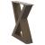 Picioare măsuță de cafea 2 buc Oțel natural 40x(30-31,3)cm Oțel GartenMobel Dekor