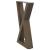 Picioare măsuță de cafea 2 buc Oțel natural 28x(42-43,3)cm Oțel GartenMobel Dekor