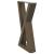 Picioare măsuță de cafea 2 buc Oțel natural 38x(42-43,3)cm Oțel GartenMobel Dekor