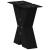 Picioare măsuță cafea în formă X 2 buc Negru 40x(30-31) cm Oțel GartenMobel Dekor
