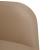 Canapea scaun cu cotiere Cappuccino 54 cm piele artificială GartenMobel Dekor