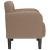 Canapea scaun cu cotiere Cappuccino 54 cm piele artificială GartenMobel Dekor