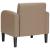 Canapea scaun cu cotiere Cappuccino 54 cm piele artificială GartenMobel Dekor