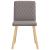 Scaune de bucătărie, 2 buc., gri taupe, material textil GartenMobel Dekor