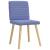 Scaune de sufragerie 2 buc țesătură Jeans Blue GartenMobel Dekor