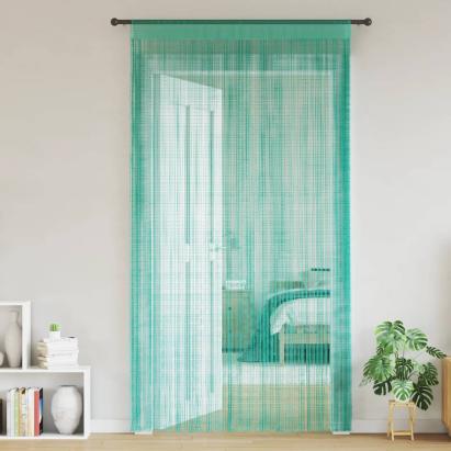 Perdele șir 2 buc Turcoaz 140x250 cm GartenMobel Dekor