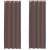 Perdele Voile cu Oelii 2 buc Maro 140x260 cm GartenMobel Dekor