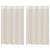Perdele Voile cu Oelii 2 buc Crem 140x175 cm GartenMobel Dekor