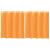 Perdele Voile cu Oeli 2 buc Portocaliu 140x140 cm GartenMobel Dekor