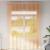 Perdele Voile cu Oeli 2 buc Portocaliu 140x260 cm GartenMobel Dekor