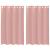 Perdele Voile cu Oelii 2 buc Roz 140x175 cm GartenMobel Dekor