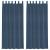 Perdele Voile cu buzunare pentru bare 2 buc Albastru regal GartenMobel Dekor
