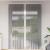 Perdele Voile cu Bucle 2 buc Gri Inchis 140x260 cm GartenMobel Dekor