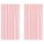 Perdele voal cu bucle 2 buc Roz deschis 140x140 cm GartenMobel Dekor