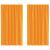 Perdele Voile cu Bucle 2 buc Portocaliu 140x140 cm GartenMobel Dekor