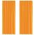 Perdele Voile cu Bucle 2 buc Portocaliu 140x225 cm GartenMobel Dekor
