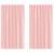 Perdele Voile cu Bucle 2 buc Roz 140x140 cm GartenMobel Dekor