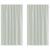 Perdele Voile cu Bucle 2 buc Gri deschis 140x175 cm GartenMobel Dekor
