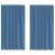 Perdele voal cu bucle 2 buc Albastru regal 140x175 cm GartenMobel Dekor