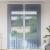 Perdele Voile cu Bucle 2 buc Albastru Regal 140x260 cm GartenMobel Dekor