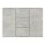 Servantă, gri beton, 91x29,5x65 cm, lemn prelucrat GartenMobel Dekor