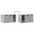 Cutie litieră pisici gri beton 80x50x45 cm lemn prelucrat GartenMobel Dekor