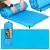 Saltea camping auto-gonflabila, poliester si spuma PU, albastru, 180x50 cm, Springos GartenVIP DiyLine