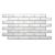 Panou decorativ, PVC, model caramida 3D, alb cenusiu, 96x48.5 cm GartenVIP DiyLine